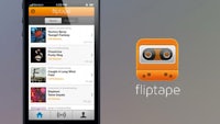 fliptape is an app that allows you to listen to music on your phone